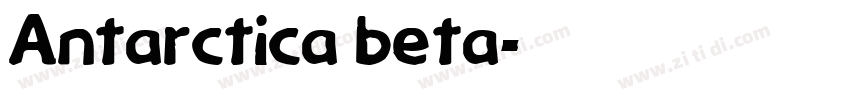 Antarctica beta字体转换